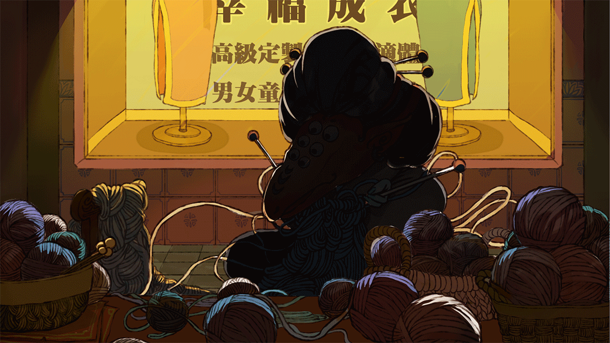 14～15年毕业作:纯手绘逐帧动画《盂兰》单稿