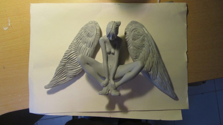 玩具课作业(天使)|手办\/原型|手工艺|狂奔的小鸭