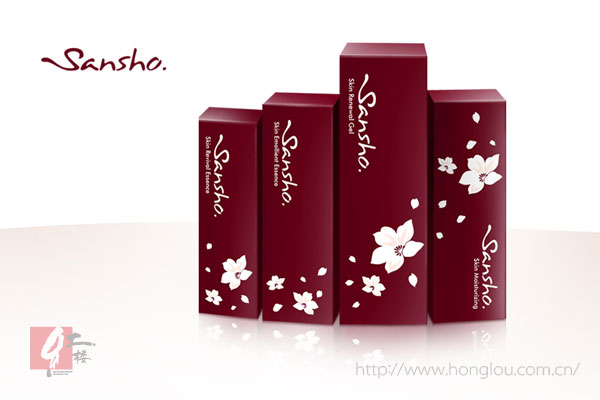 日本sansho化妆品包装设计|包装|平面|红楼文化