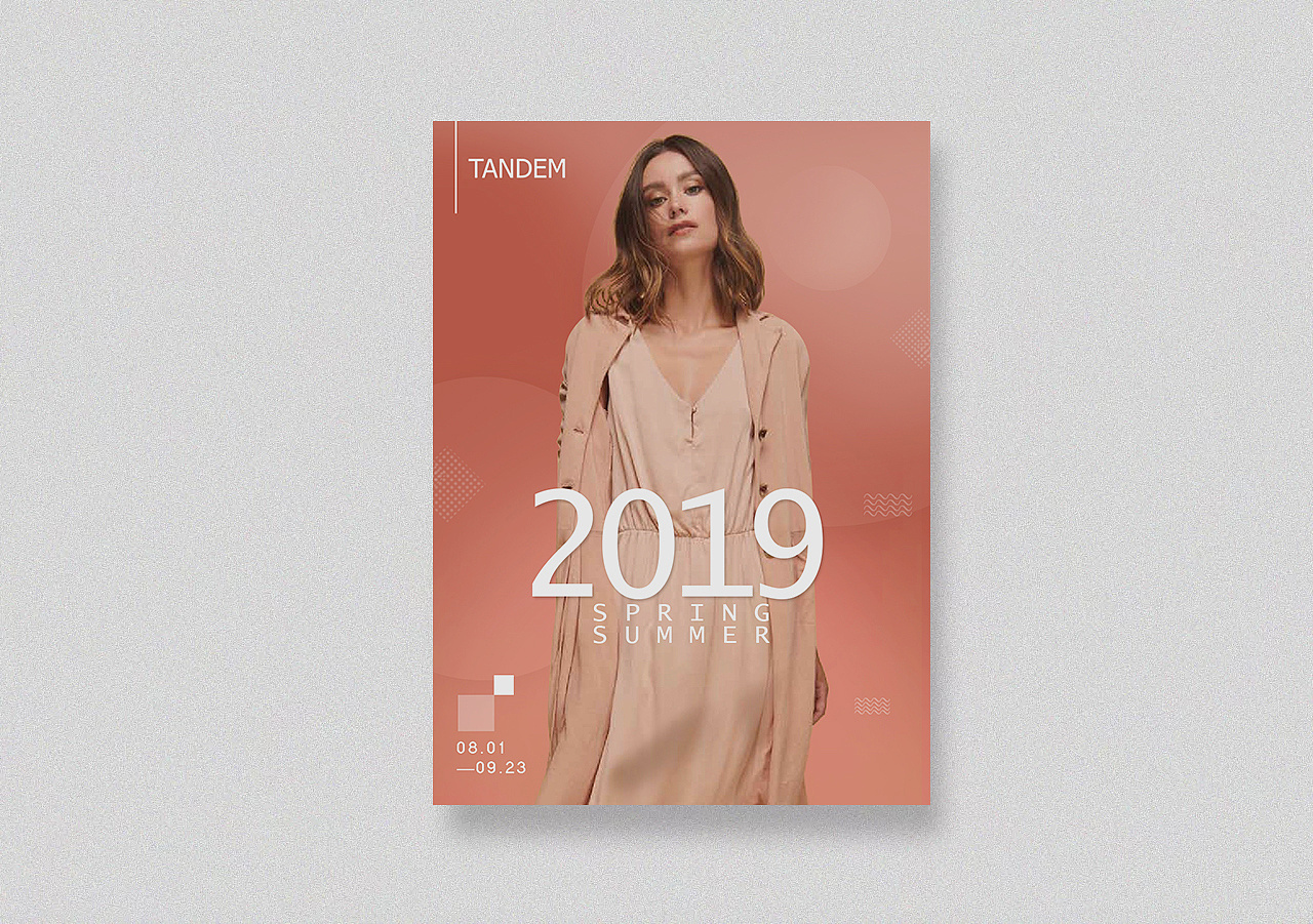 意大利品牌2019新装时装海报