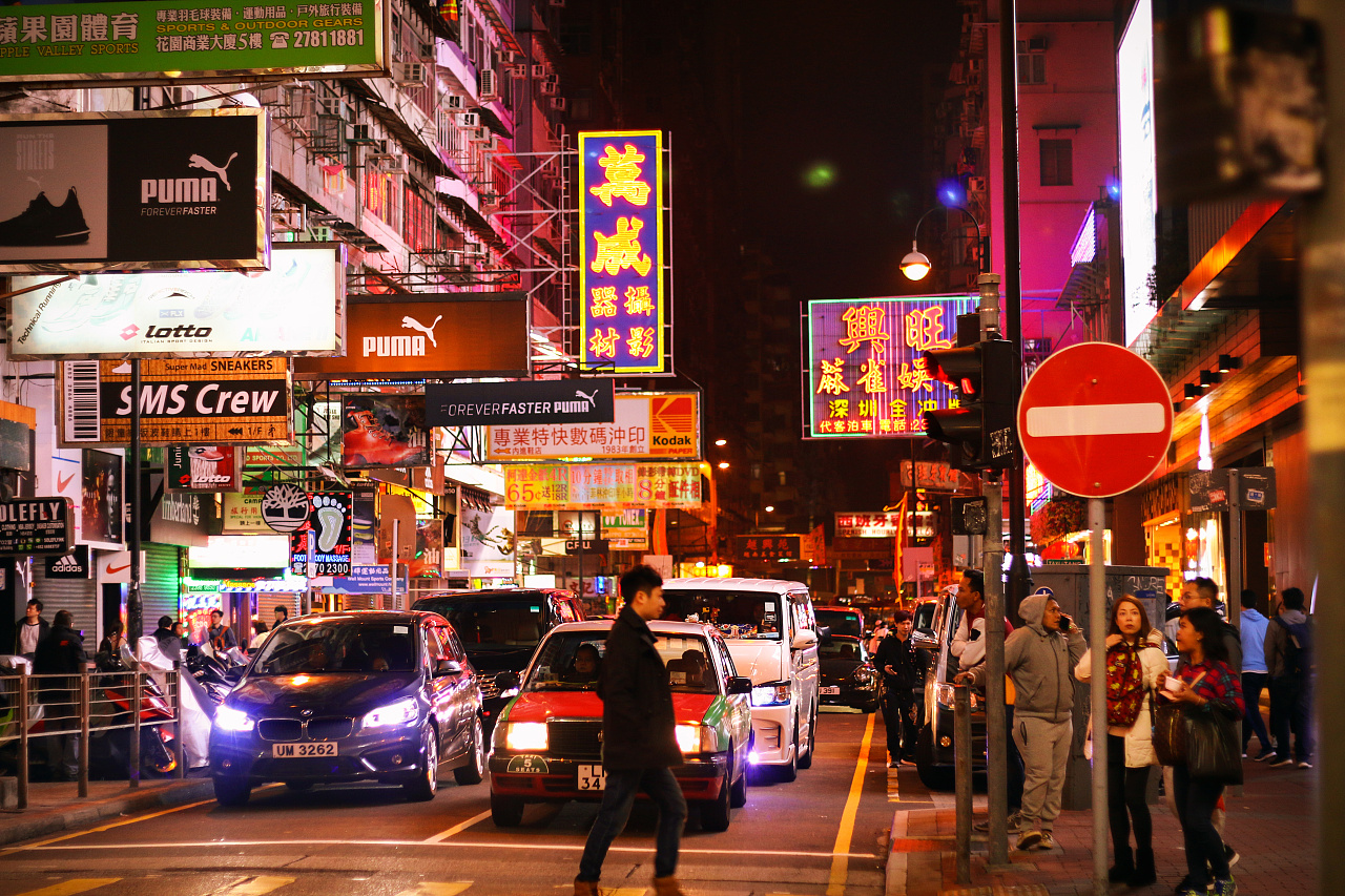 走在香港街头——夜