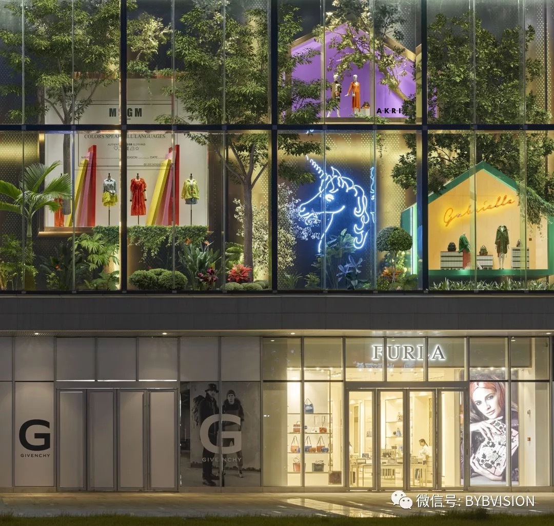 橱窗及空间设计宁波轻奢购物中心明州里