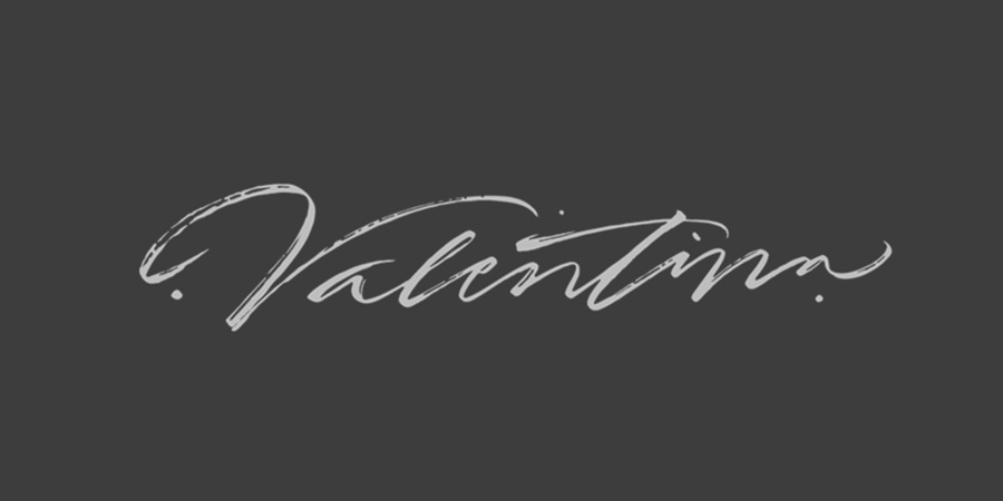 帅气潇洒英文手写字体设计|字体\/字形|平面|LO