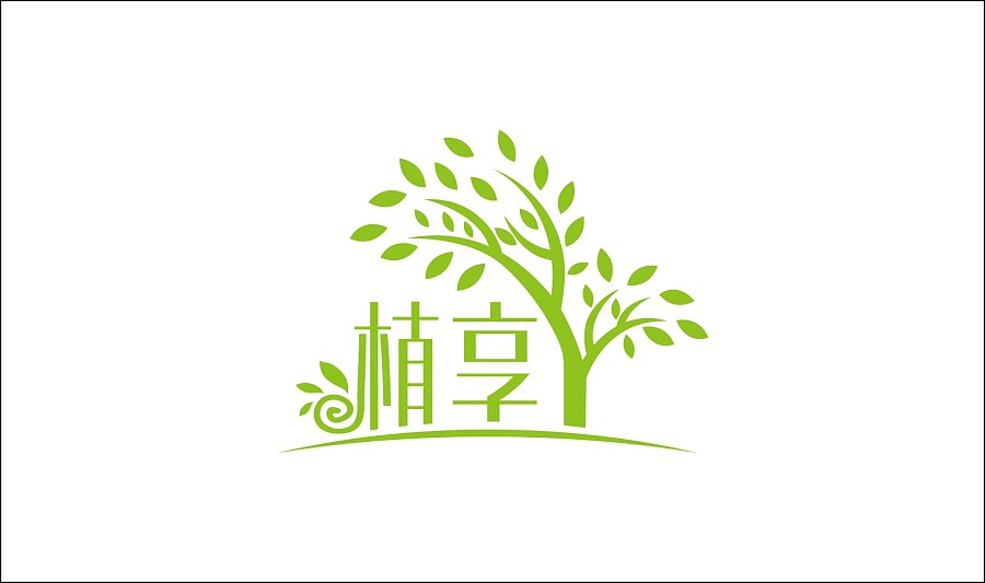 原创作品:植物logo 植物销售