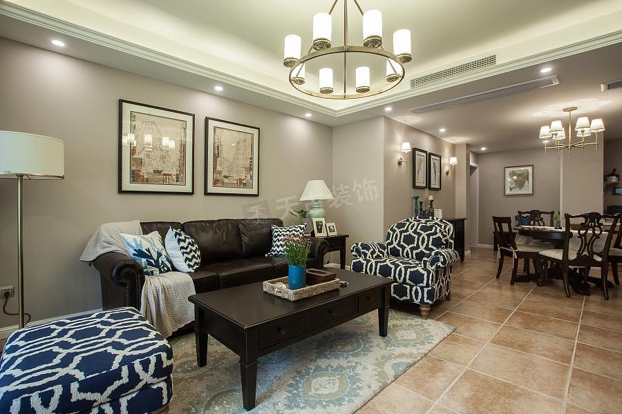 龙湖江与城装修,重庆江与城花园洋房现代美式