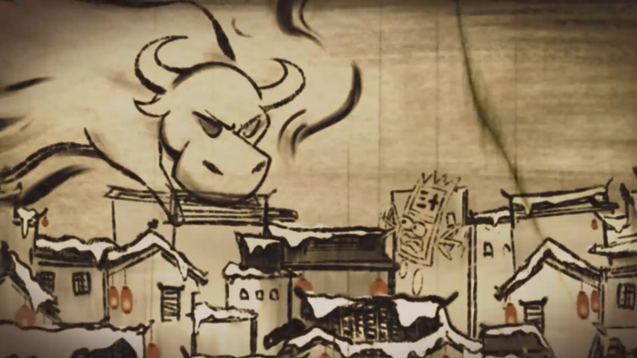伊利舒化奶羊毛毡动画微电影：年三十消失的原因找到啦