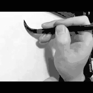 【灵度】书法教程 案例分析 30副单子书写gif图