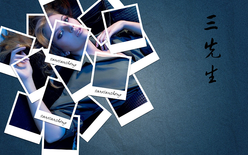 【PS教程】应用PS制作拍立得照片散落效果|平