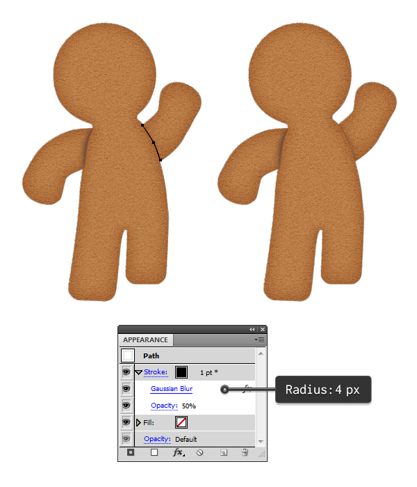 在Adobe Illustrator怎么样创建3D的饼干小人|G