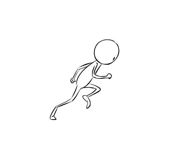 动画入门教程:怎样画一个奔跑的人