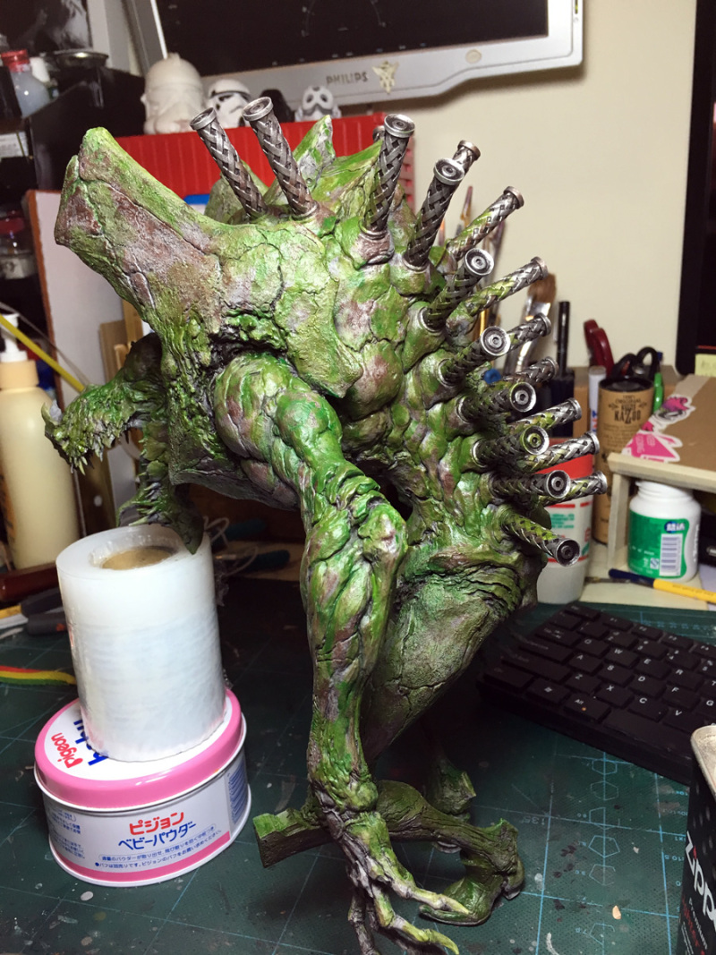 大山竜二号机密林遗迹风制作过程(多图)|技巧|原创\/自译教程|michaelinsonsong - 设计文章\/教程分享 - 站酷 (ZCOOL)