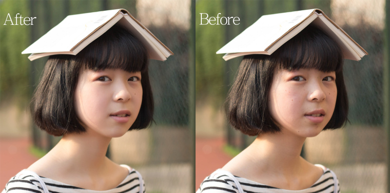 Lightroom:夏日校园小清新后期教程(图4)