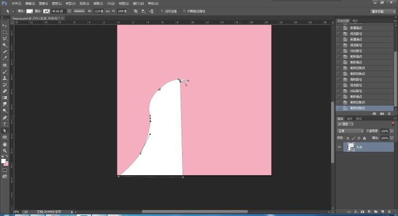 PS鼠绘吉卜力动画辉夜姬物语剪影海报封面|绘