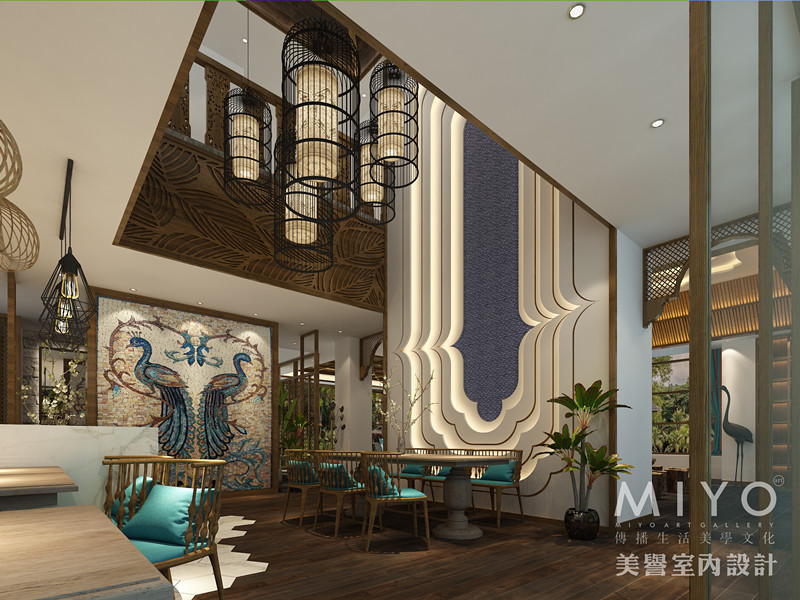 云南西双版纳民宿设计案例分享--美誉设计|空间