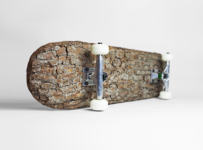 christophe guinet 用树皮制作天然滑板|工业\/产