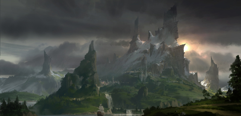 米洛斯城》绘制教程|绘画|原创\/自译教程|萌芽_