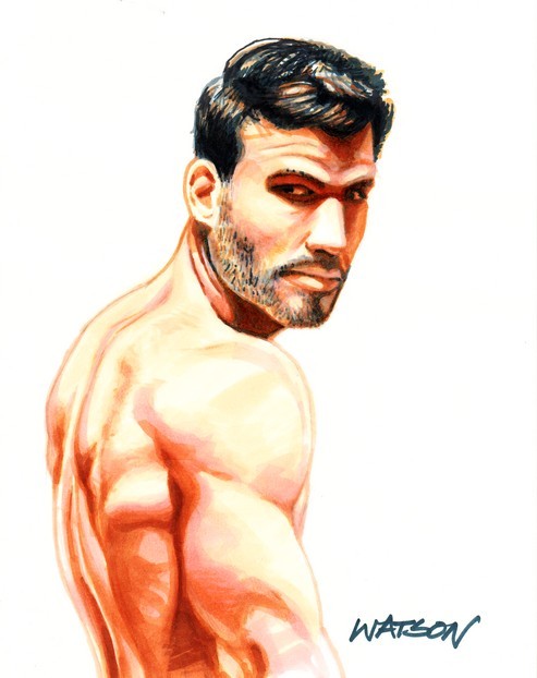 马克笔画人像步骤-3|绘画|原创\/自译教程|watso