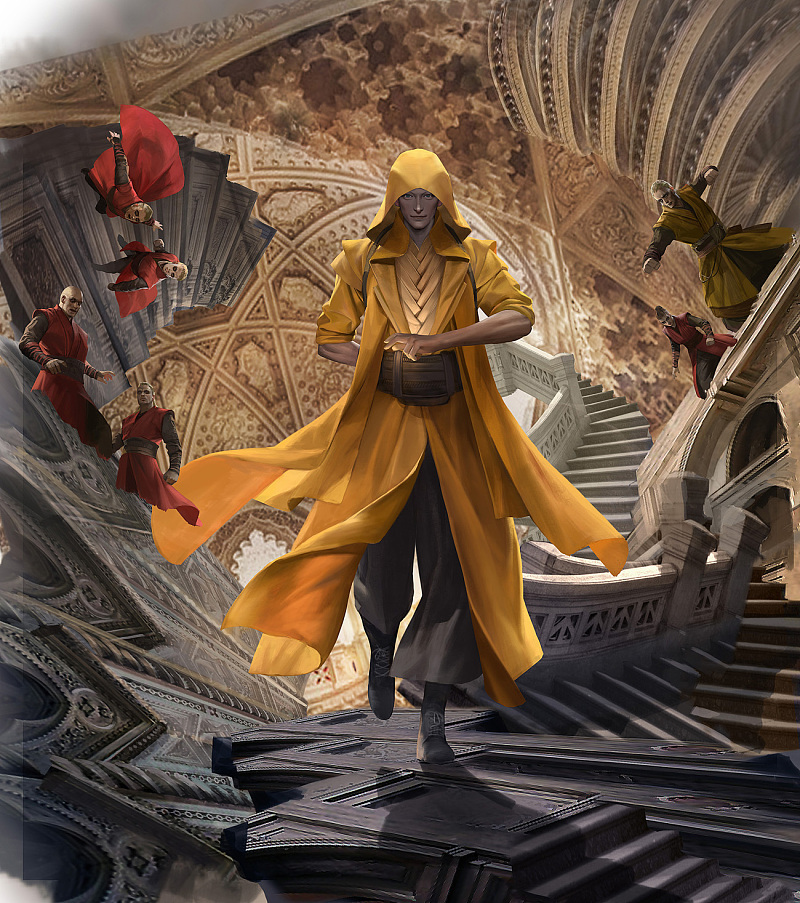 《奇异博士》古一法师同人海报创作步骤及教程