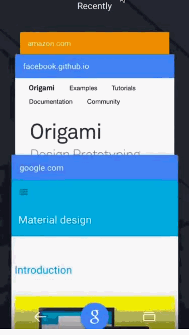 案例6:google ios端页面选择效果