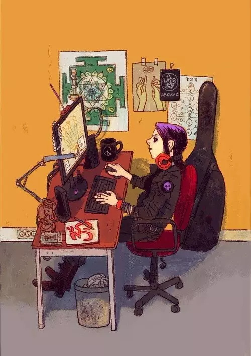 一组不同人性的插画|设计观点|酷友观点\/经验|v