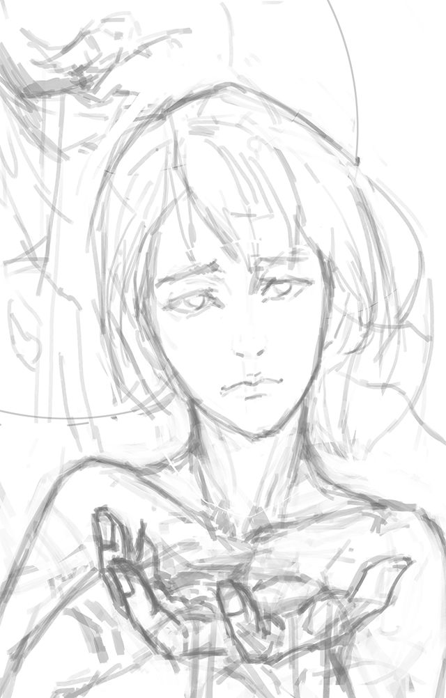 古风美人头像写实创作过程|设计规范\/资料|设计