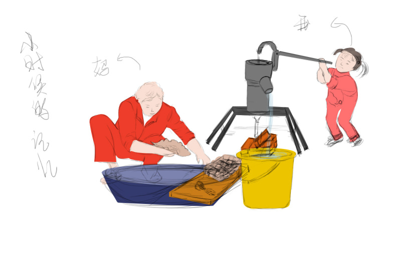 端午节 儿时的记忆|绘画|原创\/自译教程|缨蔓 - 设