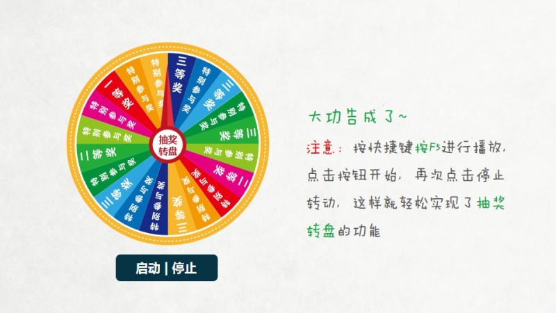 巧用PPT动画制作抽奖转盘|平面设计|原创\/自译