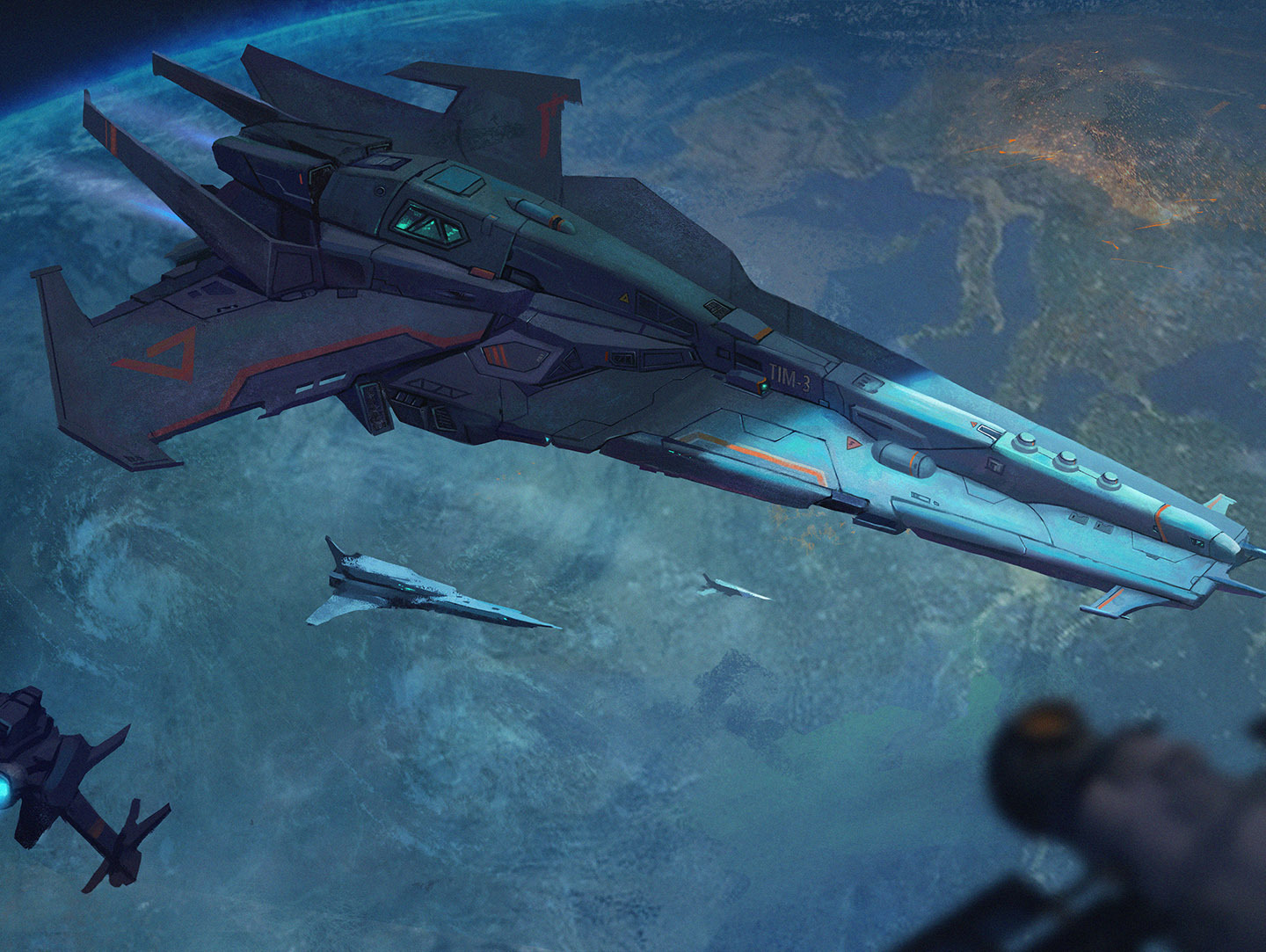 科幻飞船灯 概念设计