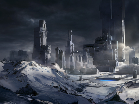 科幻基地概念设计