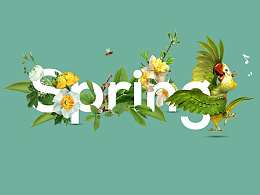spring web design 春天 专题 活动 网页设计