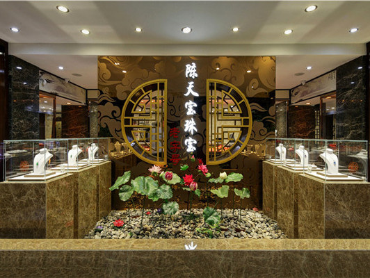 《中式风珠宝店》-成都珠宝店装修丨成都珠宝店设计