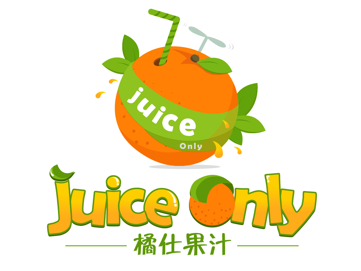 橘仕果汁logo设计
