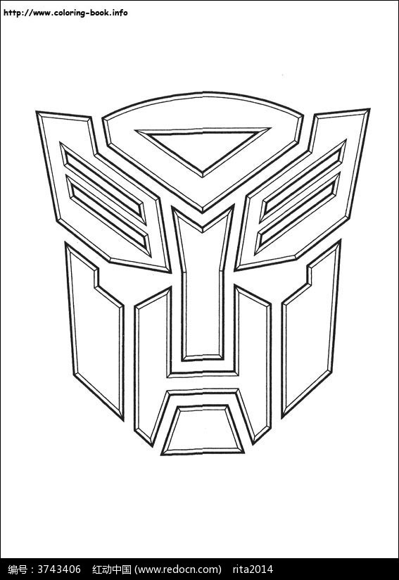 变形金刚脸部logo图片