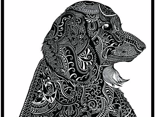 《民族风系列黑白装饰画设计——生肖说》衍生品效果图