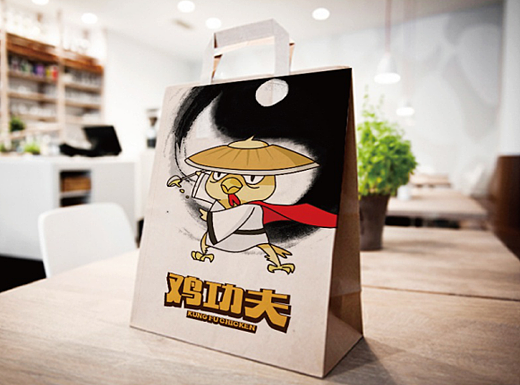 鸡功夫|餐饮Logo设计