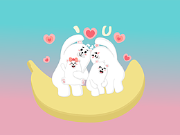 Midea Family动态表情图案创意设计 