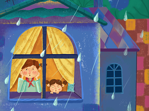 下雨了☔️