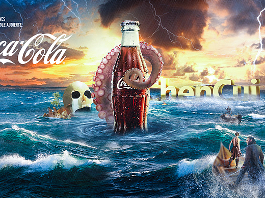 可口可乐海报练习（个人主页-ZMjM0MDQzNjQ=） - 其他 - 站酷设计师kixiaocui原创素材 - 站酷ZCOOL