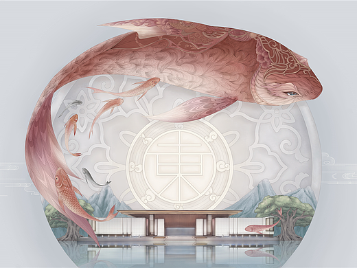 紫境东来 商业插画