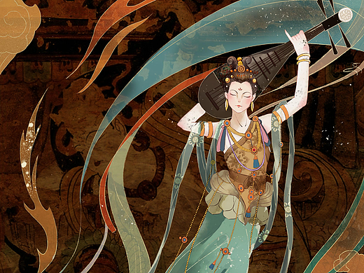 敦煌_创意设计作品图片素材-站酷zcool