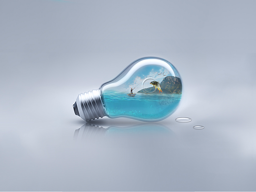 灯泡合成临摹