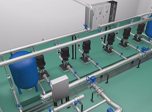 供水系统三维展示(非成片)