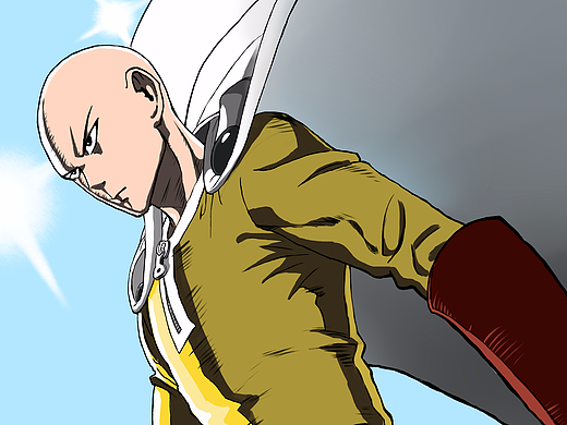 一拳超人-板子练习（个人主页-ZMjM1ODExNDA=） - 单幅漫画 - 站酷设计师杨豆逗原创素材 - 站酷ZCOOL