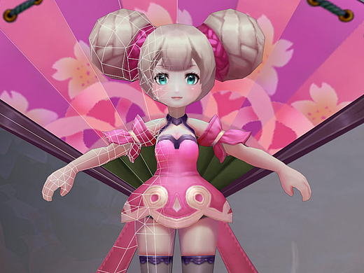 3D手绘模型_小乔