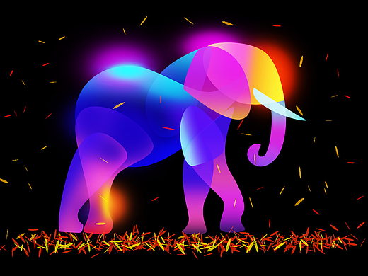 色彩插画
