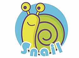 早幼教蜗牛卡通形象LOGO设计