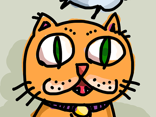 傻貓（個人主頁-ZMjMzMDUwMjQ=） - 新銳潮流插畫 - 站酷設(shè)計師冰糖瘦子原創(chuàng)素材 - 站酷ZCOOL