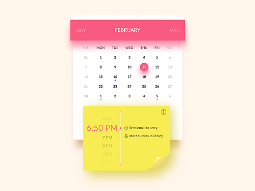 周末練習(xí)-日歷（個(gè)人主頁(yè)-ZMjMxNjYwNjQ=） - APP界面 - 站酷設(shè)計(jì)師站著丶別動(dòng)原創(chuàng)素材 - 站酷ZCOOL