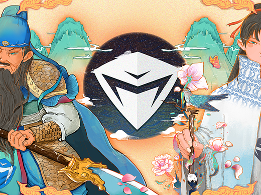 "文武双全"——国潮机械师创物者插画设计