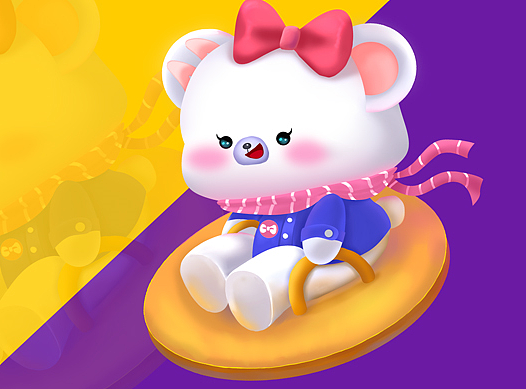 Midea Family 熊小美一家Q版 